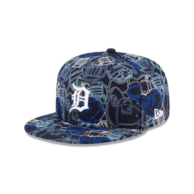 Sapca New Era Detroit Tigers MLB Chaos 59FIFTY Fitted - Albastri